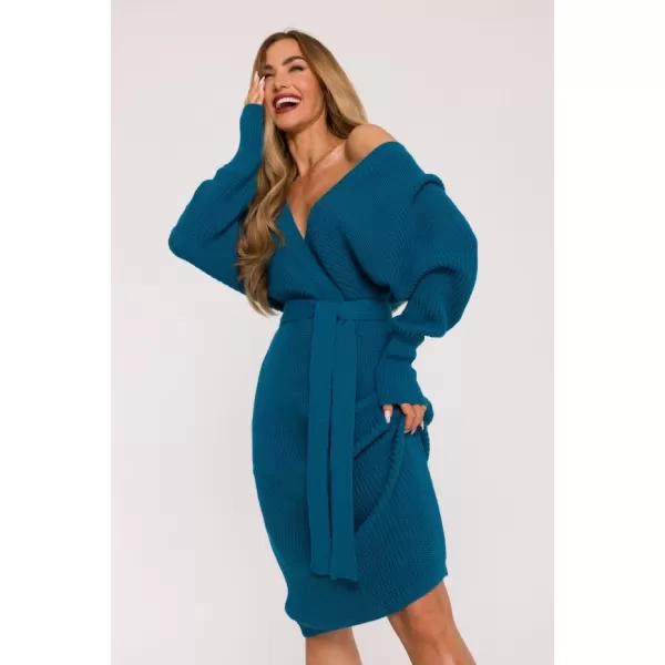  Dámské šaty MOE M810 OCEAN BLUE 