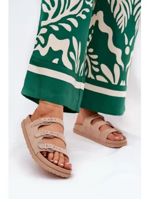 Dámské pantofle BOTO ULIRI 36079 KHAKI