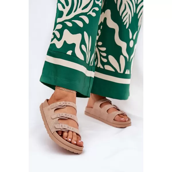  Dámské pantofle BOTO ULIRI 36079 KHAKI 