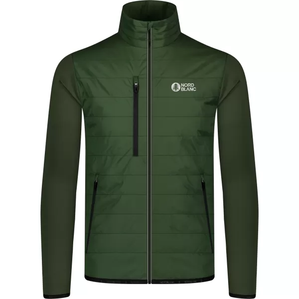  Pánská sportovní bunda NORDBLANC MEANDER NBWJM8360 ZELENÁ 