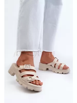 Dámské žabky ZAXY NN285042 BEIGE