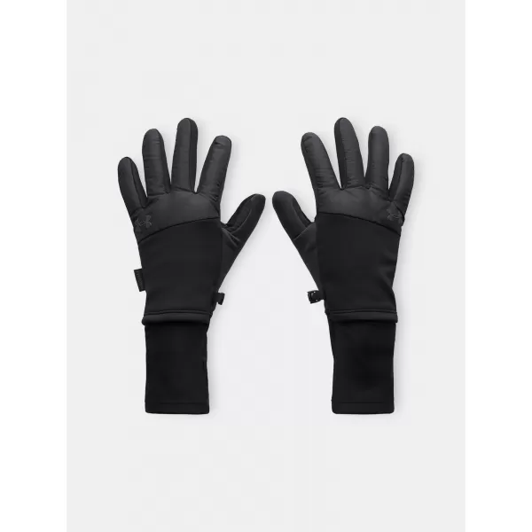  Pánské rukavice UNDER ARMOUR M'S STORM FLEECE RUN GLOVES 6000394-001 ČERNÁ 