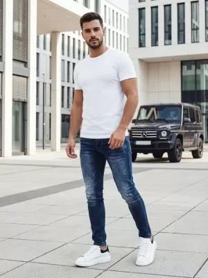 Pánské kalhoty DSTREET MODRÁ