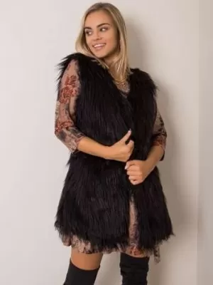 Dámská vesta WOOL FASHION ITALIA AT-KZ-3501-1.13P NOIRE