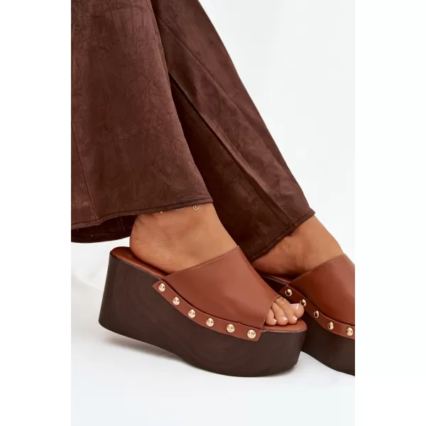  Dámské nazouváky BOTO MARELINE 41236 CAMEL 