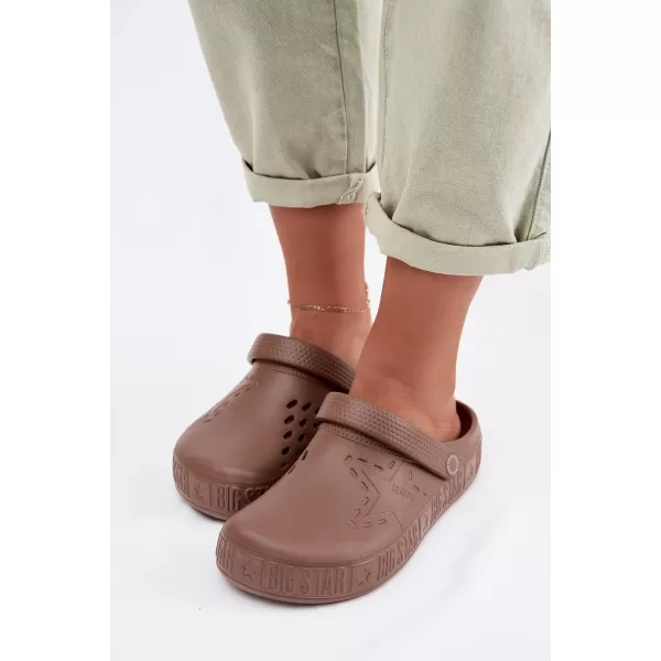  Dámské nazouváky BIG STAR TT274A085 BROWN/BEIGE 