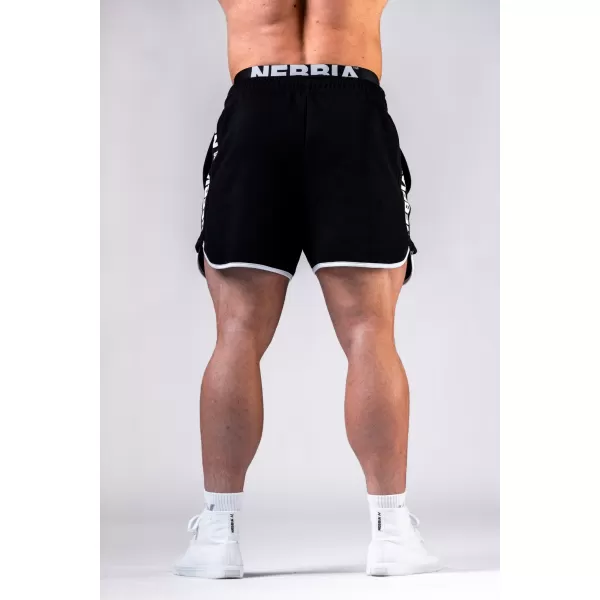  NEBBIA Teplákové šortky HERO 295 BLACK 