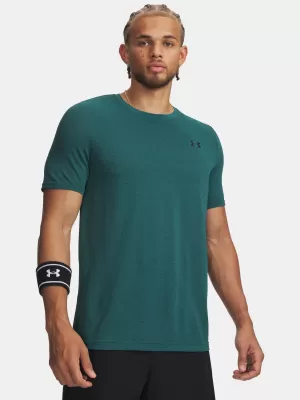 Pánské triko UNDER ARMOUR VANISH SEAMLESS NOVELTY SS 6010603-338 ZELENÁ