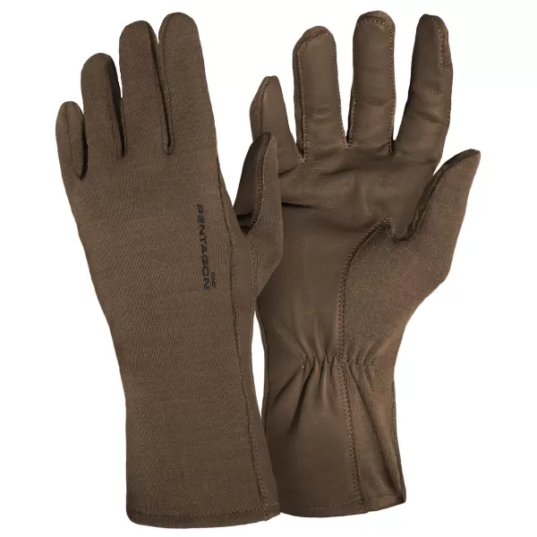  Rukavice PENTAGON PILOT NOMEX® GLOVES - LONG P20011 COYOTE 
