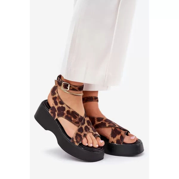  Dámské sandály BOTO TENZORUS 36260 LEOPARD 