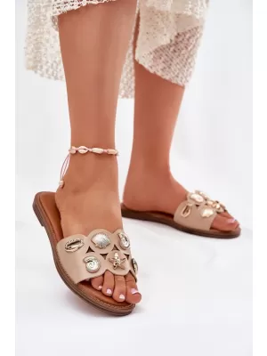 Dámské pantofle BOTO NALOTHIEL 37789 BEIGE