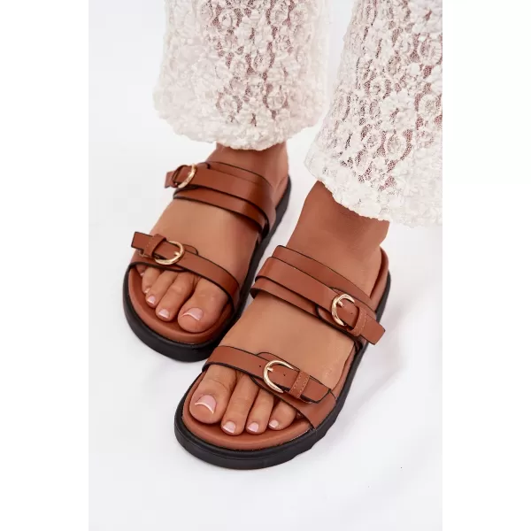  Dámské nazouváky BOTO RIREA 42039 CAMEL 