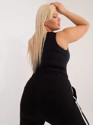 Dámské tepláky BASIC FEEL GOOD RV-DR-6643.95 NOIRE