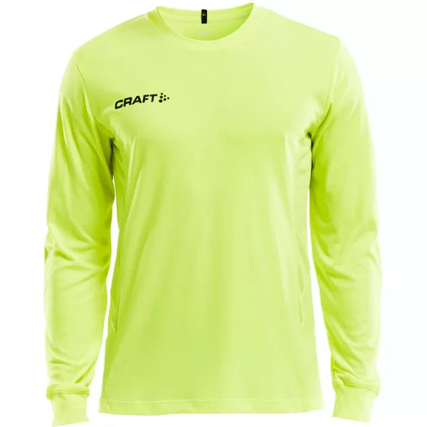  Pánský brankářský dres s dlouhým rukávem CRAFT TW Squad Go GK LSL Jersey M FLUO 