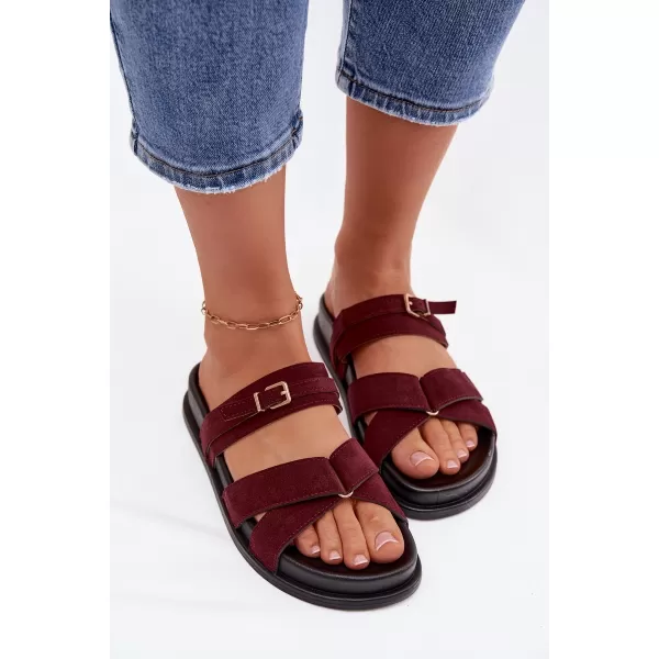  Dámské pantofle BOTO SELORINA 41592 BURGUNDY 