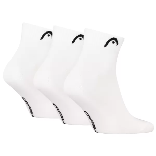  Ponožky HEAD ALL SPORTS TRAINING QUARTER 3P 701229017 WHITE 