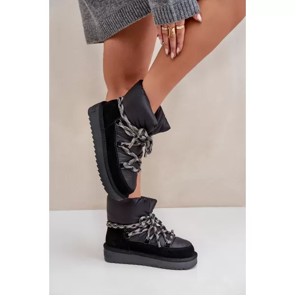  Dámské sněhule D.FRANKLIN DFSH375003 BLACK 