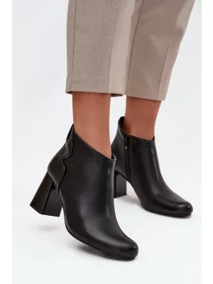 Dámské boty na podpatku BOTO IVESSARA 39751 BLACK