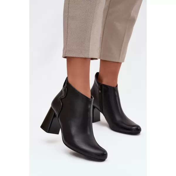  Dámské boty na podpatku BOTO IVESSARA 39751 BLACK 