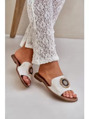 Dámské pantofle BOTO O 35305 WHITE