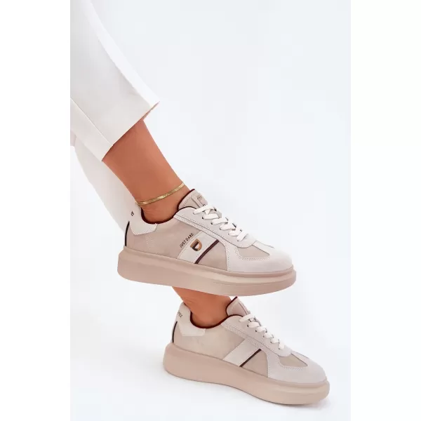  Dámské tenisky LOPEZ JUST DARE SS2D4003 BEIGE 