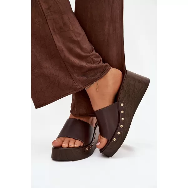  Dámské pantofle BOTO ARIONNE 41252 COFFEE 