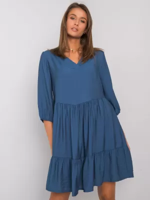 Dámské šaty EX MODA EM-SK-004.06 DARK BLUE