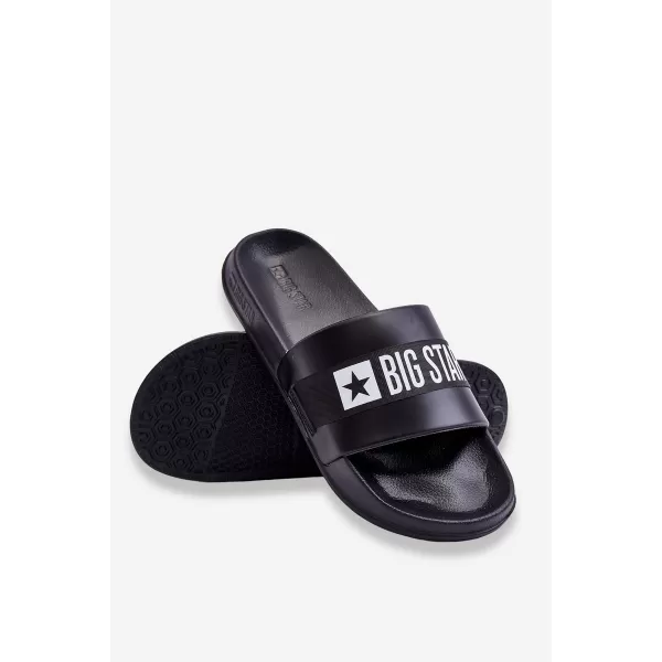  Pánské žabky BIG STAR LL174458 BLACK 