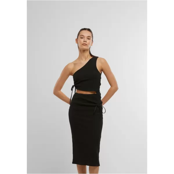  Dámské šaty URBAN CLASSICS TB7706 BLACK 
