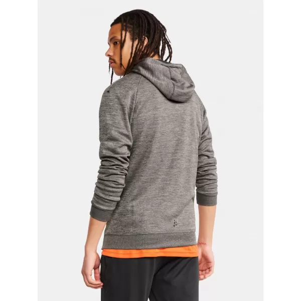  Pánská bunda s kapucí CRAFT Corp. ADV Unify Hoodie Jacket M TMAVĚ ŠEDÝ MELÍR 