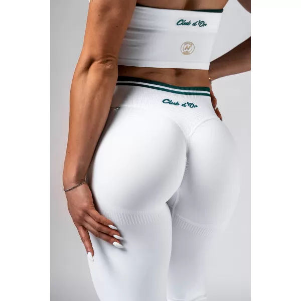  NEBBIA High-waist push-up legíny CLUB DOR 629 WHITE 