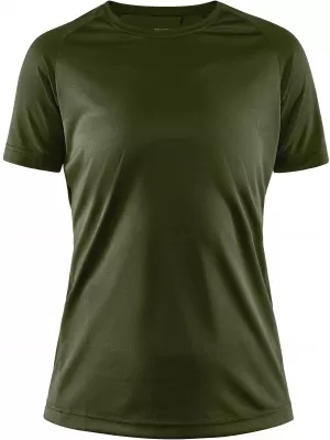 Dámské sportovní tričko CRAFT Corp. CORE Unify Training Tee W TRHLINA