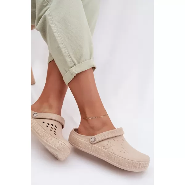  Dámské nazouváky BIG STAR TT274A083 BEIGE 