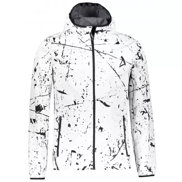  Pánská softshellová bunda premium ALTISPORT VOJ/ALM034JACK01 BÍLÁ 