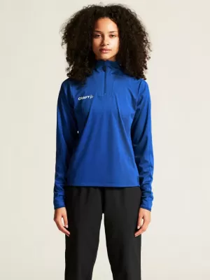 Dámská tréninková bunda s 1/4 zipem CRAFT TW Evolve 2.0 Half Zip W KLUBOVÁ KOBALTOVÁ