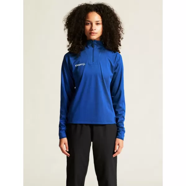 Dámská tréninková bunda s 1/4 zipem CRAFT TW Evolve 2.0 Half Zip W KLUBOVÁ KOBALTOVÁ 