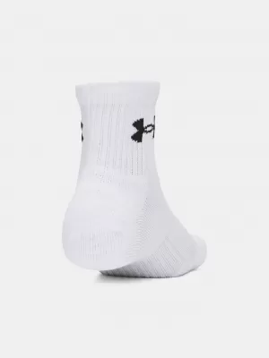 Ponožky UNDER ARMOUR PERFORMANCE COTTON 3P QTR 6009686-100 BÍLÁ