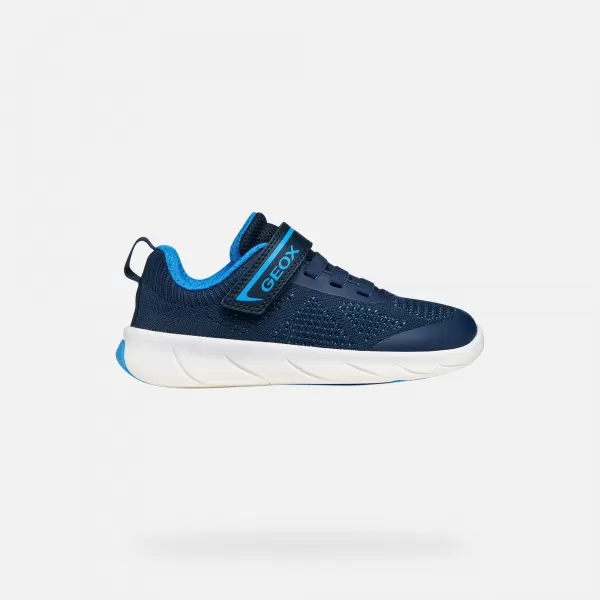  Chlapecké tenisky GEOX FOOT-RUN J65PDB06K9JCF44D MODRÁ 