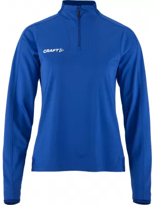 Dámská tréninková bunda s 1/4 zipem CRAFT TW Evolve 2.0 Half Zip W KLUBOVÁ KOBALTOVÁ