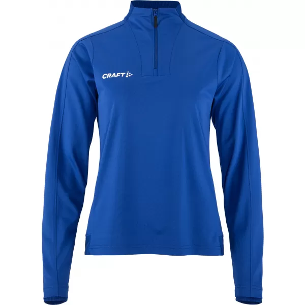  Dámská tréninková bunda s 1/4 zipem CRAFT TW Evolve 2.0 Half Zip W KLUBOVÁ KOBALTOVÁ 