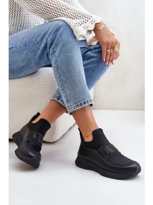 Dámské boty na platformě ARTIKER 55C0035 BLACK