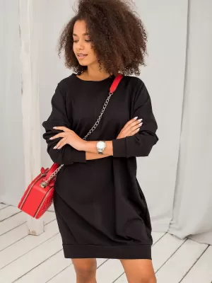 Dámské šaty BASIC FEEL GOOD RV-TU-5184.93P NOIRE