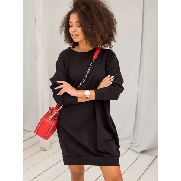  Dámské šaty BASIC FEEL GOOD RV-TU-5184.93P NOIRE 
