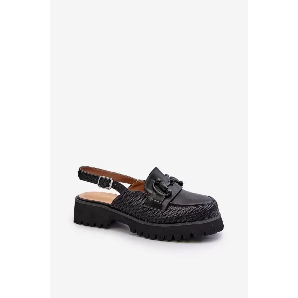  Dámské sandály D&A MR38-656 BLACK 