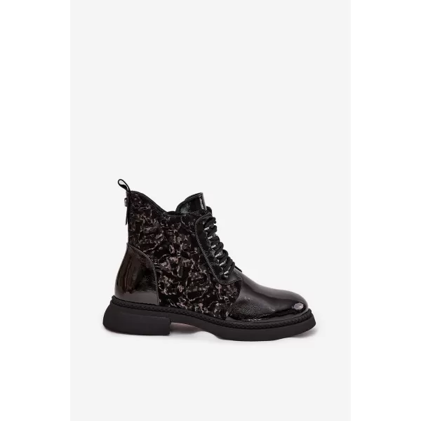  Dámské boty D&A CR52-613 BLACK 