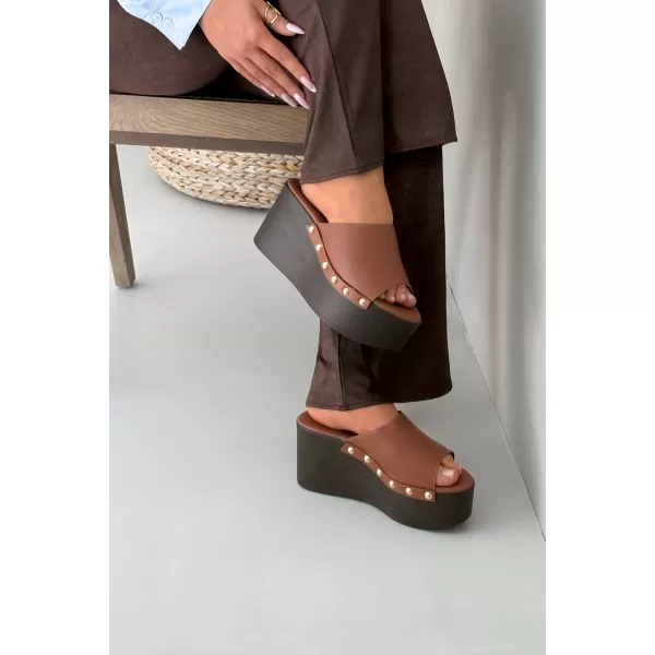  Dámské nazouváky BOTO MARELINE 41236 CAMEL 