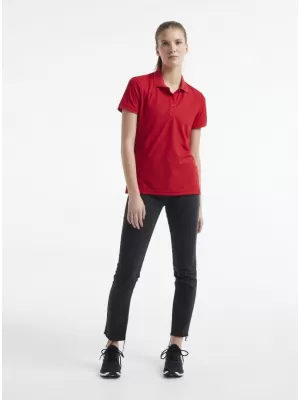 Dámské sportovní polo CRAFT Corp. CORE Unify Polo Shirt W JASNĚ ČERVENÁ
