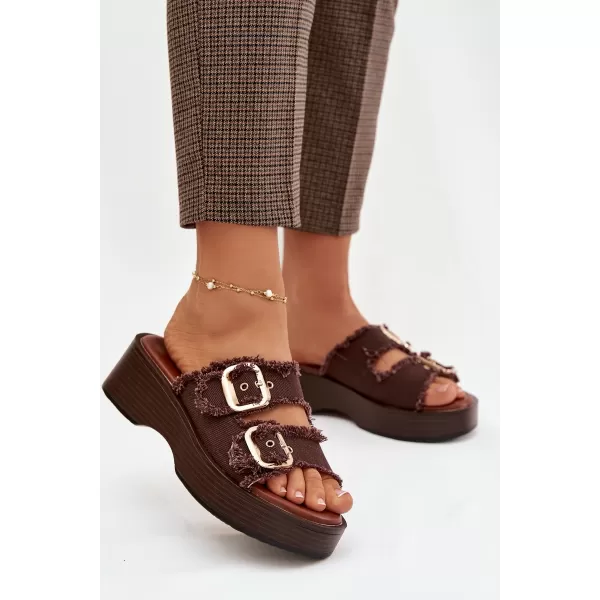  Dámské pantofle BOTO RENELISSE 41325 BROWN 