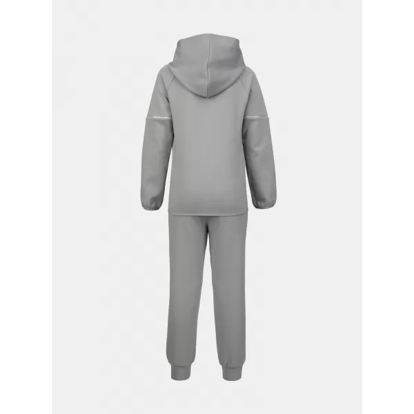 Chlapecká souprava UNDER ARMOUR UA DOUBLE KNIT FZ SET UAFII1NE-053 ŠEDÁ 