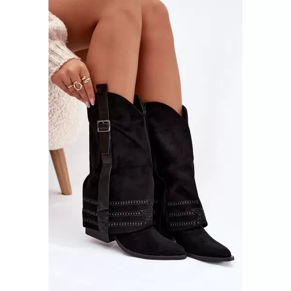  Dámské kozačky BOTO CAMILORA 40916 BLACK 